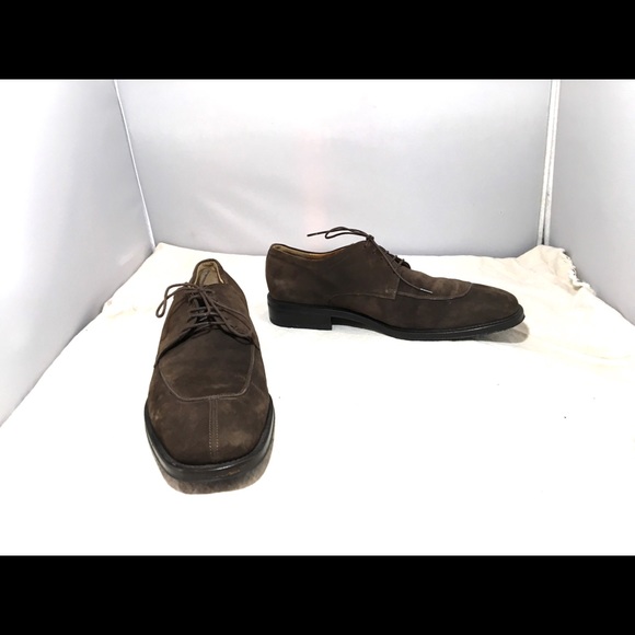 Salvatore Ferragamo Brown Suede Oxford shoes - Picture 2 of 6